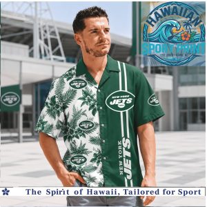 New York Jets Football Tropical Summer Hawaiian Shirt Beach