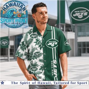New York Jets Football Tropical Summer Hawaiian Shirt Beach