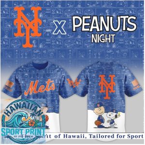 New York Mets Peanuts Night Snoopy Baseball Jersey