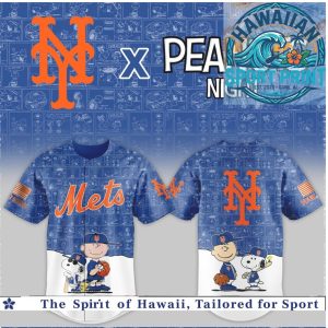 New York Mets Peanuts Night Snoopy Baseball Jersey