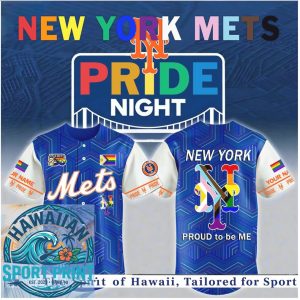 New York Mets Pride Night Custom Baseball Jersey