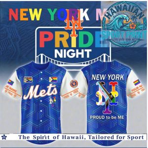 New York Mets Pride Night Custom Baseball Jersey