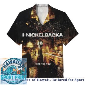 Nickelback Rock Band Album Cover Art Hawaiian Shirt