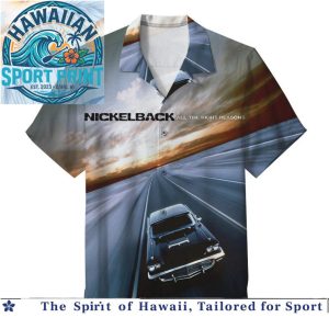 Nickelback Rock Band Album Cover Art Hawaiian Shirt