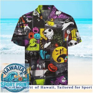 Nightmare Before Christmas Jack Skellington Halloween Hawaiian Shirt
