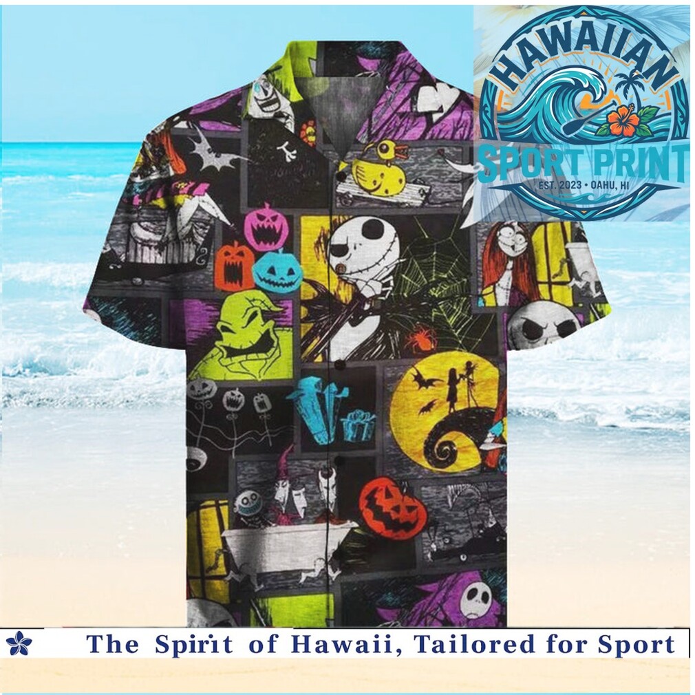 Nightmare Before Christmas Jack Skellington Halloween Hawaiian Shirt Nightmare Before Christmas Jack Skellington Halloween Hawaiian Shirt