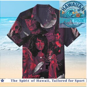 Nightmare On Elm Street 3 Horror Movie Freddy Krueger Hawaiian Shirt