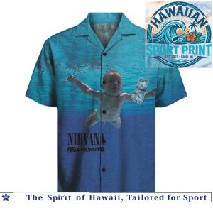 Nirvana Nevermind Album Cover Grunge Rock Hawaiian Shirt