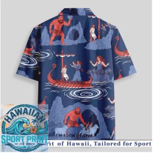 Odyssey Greek Mythology Cyclops and Sirens Tropical Hawaiian Shirt