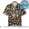 Cute Black Cat Tropical Hibiscus Floral Summer Hawaiian Shirt Cute Black Cat Tropical Hibiscus Floral Summer Hawaiian Shirt