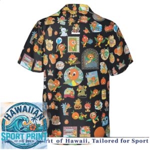 Orange Bird Epcot Florida Sunshine Tropical Hawaiian Shirt