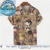 Snoopy Sketch Style Tropical Beach Hawaiian Shirt Snoopy Sketch Style Tropical Beach Hawaiian Shirt