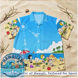 Peanuts Gang Beach Vacation Summer Hawaiian Shirt