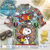 Snoopy Sketch Style Tropical Beach Hawaiian Shirt Snoopy Sketch Style Tropical Beach Hawaiian Shirt