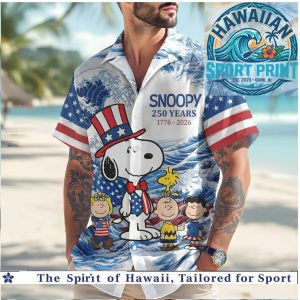 Peanuts Snoopy Gang 250 Years 1776 2026 American Flag Independence Shirt