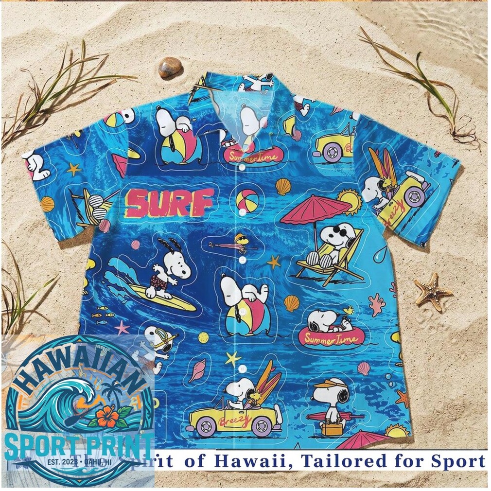 Peanuts Snoopy Surfing Beach Car Summer Vibes Hawaiian Shirt Peanuts Snoopy Surfing Beach Car Summer Vibes Hawaiian Shirt
