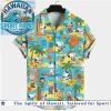 Peanuts Snoopy Characters Cute Dog Blue Hawaiian Shirt Peanuts Snoopy Characters Cute Dog Blue Hawaiian Shirt