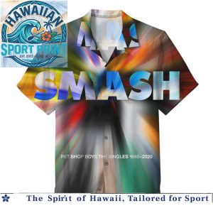 Pet Shop Boys Smash Music Album Retro Graphic Hawaiian Shirt