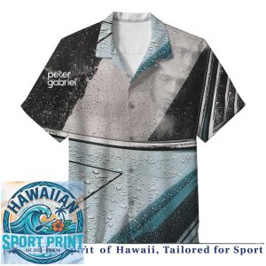 Peter Gabriel Band Artistic Graphic Print Hawaiian Shirt