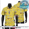 SpongeBob SquarePants Pattern Yellow Summer Tropical Hawaiian Shirt SpongeBob SquarePants Pattern Yellow Summer Tropical Hawaiian Shirt