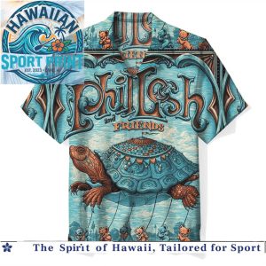 Phil Lesh And Friends Terrapin Turtle Grateful Dead Music Hawaiian Shirt