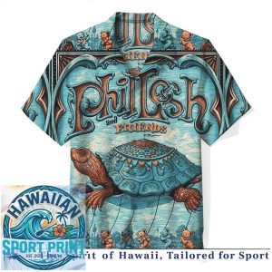 Phil Lesh And Friends Terrapin Turtle Grateful Dead Music Hawaiian Shirt