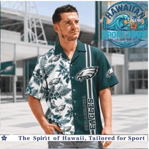 Philadelphia Eagles Football Tropical Summer Hawaiian Shirt Aloha