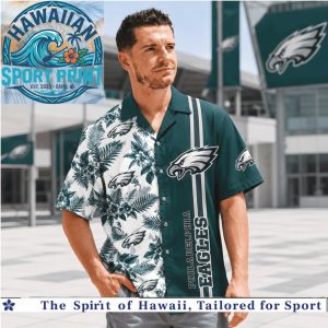 Philadelphia Eagles Football Tropical Summer Hawaiian Shirt Aloha