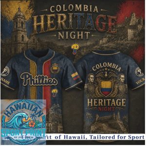 Philadelphia Phillies Colombia Heritage Night Baseball Jersey