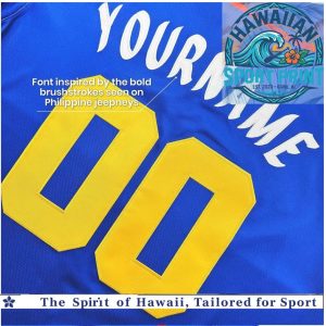 Pilipinas Custom Name Jeepney Font Baseball Jersey