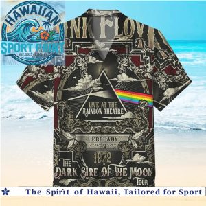 Pink Floyd Dark Side Of The Moon 1972 Live Tour Hawaiian Shirt
