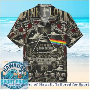Pink Floyd Dark Side Of The Moon 1972 Live Tour Hawaiian Shirt