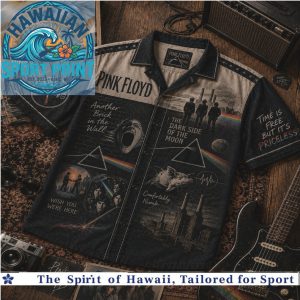 Pink Floyd Dark Side Of The Moon Retro Rock Hawaiian Shirt