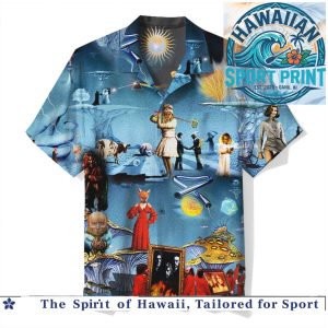 Pink Floyd Psychedelic Surreal Art Album Collage Rock Hawaiian Shirt