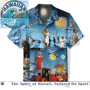 Pink Floyd Surreal Artistic Rock Band Retro Vintage Hawaiian Shirt