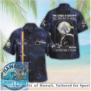 Pink Floyd The Dark Side Of The Moon Space Tropical Hawaiian Shirt Beach