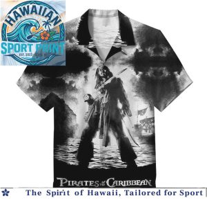Pirates Of The Caribbean Jack Sparrow Nautical Hawaiian Shirt