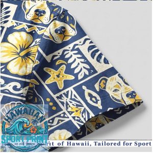 Pitbull Dog Tropical Hibiscus Flower Summer Hawaiian Shirt