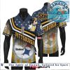 Pittsburgh Steelers Beach Sunset Palm Tree Hawaiian Shirt Pittsburgh Steelers Beach Sunset Palm Tree Hawaiian Shirt