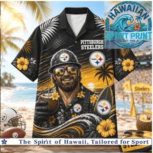 Pittsburgh Steelers Fan Tropical Summer Hawaiian Shirt Beach