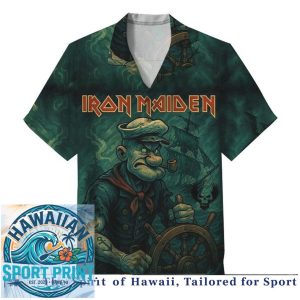 Popeye The Sailor Rock Mashup Retro Music Hawaiian Shirt