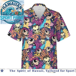 Powerpuff Girls Meowth Tropical Summer Hawaiian Shirt
