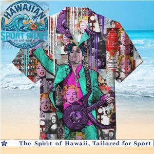 Prince Music Graffiti Pop Art Tropical Hawaiian Shirt