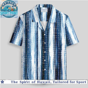 Programmer Binary Code Tech Geek Digital Blue Hawaiian Shirt