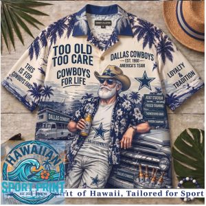 Dallas Cowboys Football Fan Game Day Summer Hawaiian Shirt