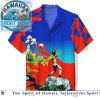 Sci Fi Mountain Landscape Retro Night Sky Fantasy Hawaiian Shirt Sci Fi Mountain Landscape Retro Night Sky Fantasy Hawaiian Shirt
