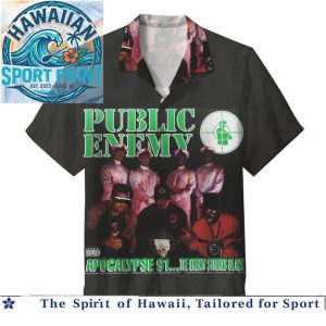 Public Enemy Hip Hop Legend Rap Music Group Hawaiian Shirt