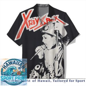 Punk Rock X Ray Spex Music Band Retro Summer Hawaiian Shirt