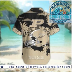 Purdue Boilermakers College Football Team Sports Hawaiian Shirt