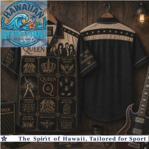 Queen Band Classic Rock Vintage Music Tribute Hawaiian Shirt